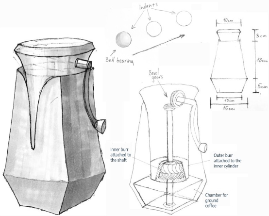 Manual Coffee Grinder - View 1